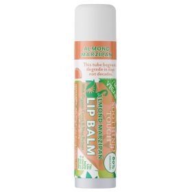 Almond Marzipan Vegan Lip Balm | Organic Ingredients | Ayurvedic Dosha Benefits | Eco-Friendly Biodegradable Tube