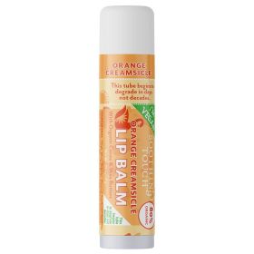 Orange Creamsicle Vegan Lip Balm | Organic, Ayurvedic Dosha Benefits | Eco-Friendly Biodegradable Tube