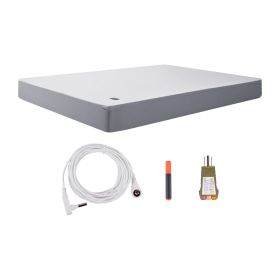 Grounding Sheets, King Size, 95% Cotton + 5% Pure Silver Fiber, Earth Grounded Fitted Bed Sheets, with Grounding Cord & Tester